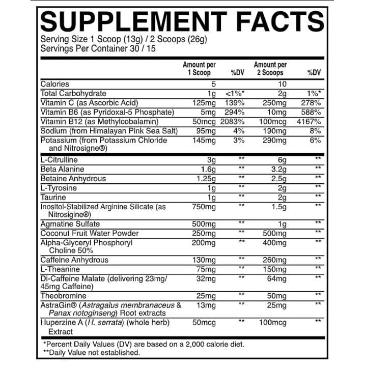 Raw Nutrition CBUM Thavage Pre-Workout - Dragon Fruit